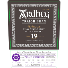 Ardbeg Traigh Bhan 19 yrs Batch 5 2023