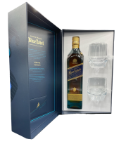 Johnnie Walker Blue Label Gift Set met 2 glazen