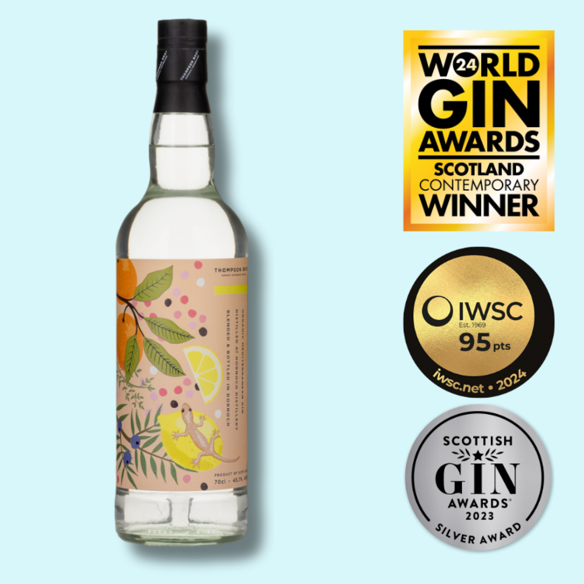 Thompson Bros Organic Mediterranean Gin
