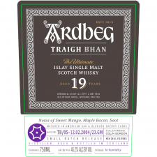 Ardbeg Traigh Bhan 19 yrs Batch 5