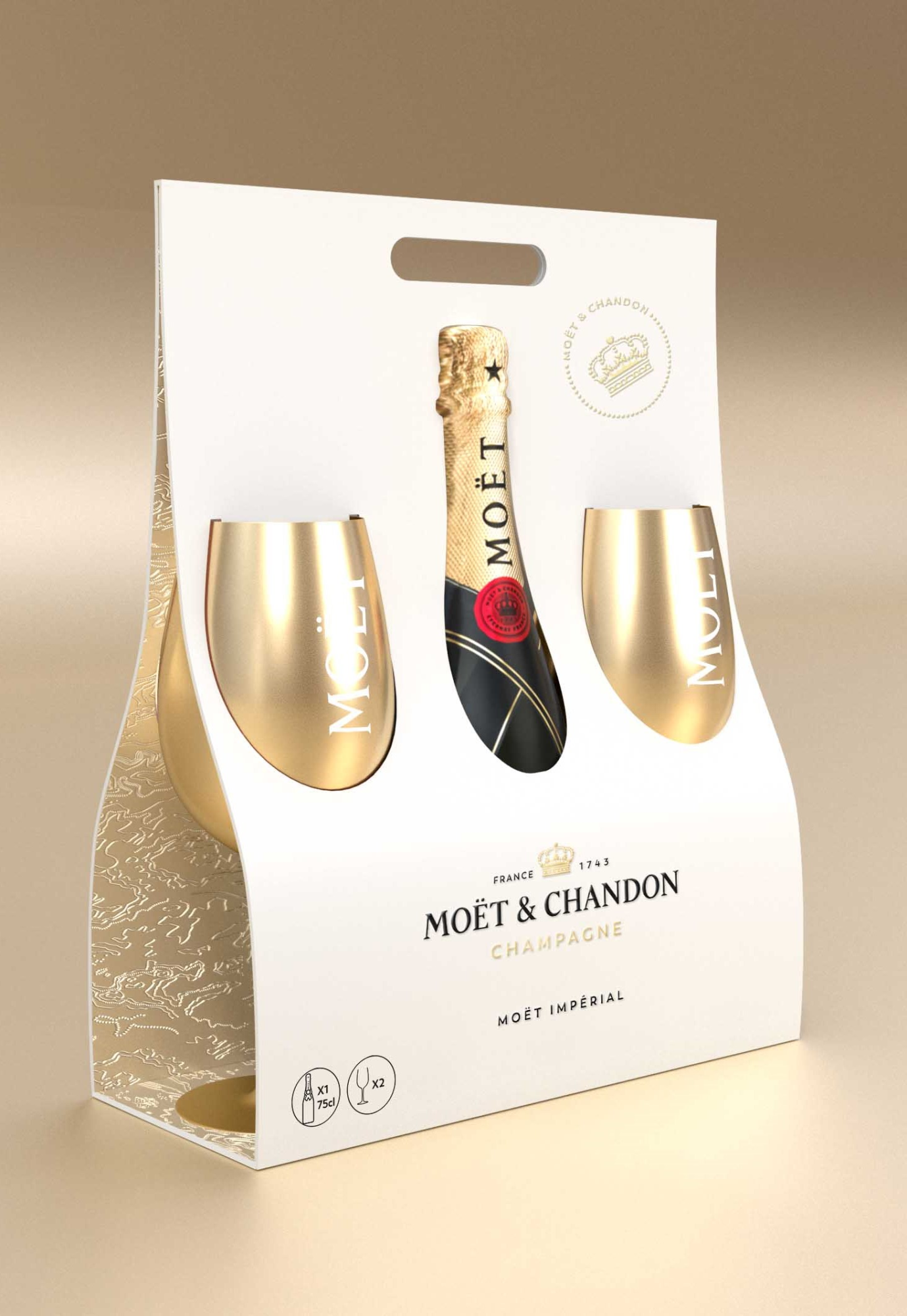 Moët & Chandon Champagne Brut Impérial Geschenkverpakking