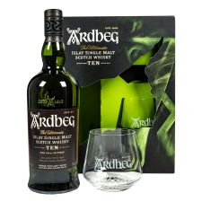 Ardbeg 10 yrs Geschenkverpakking met 2 Glazen