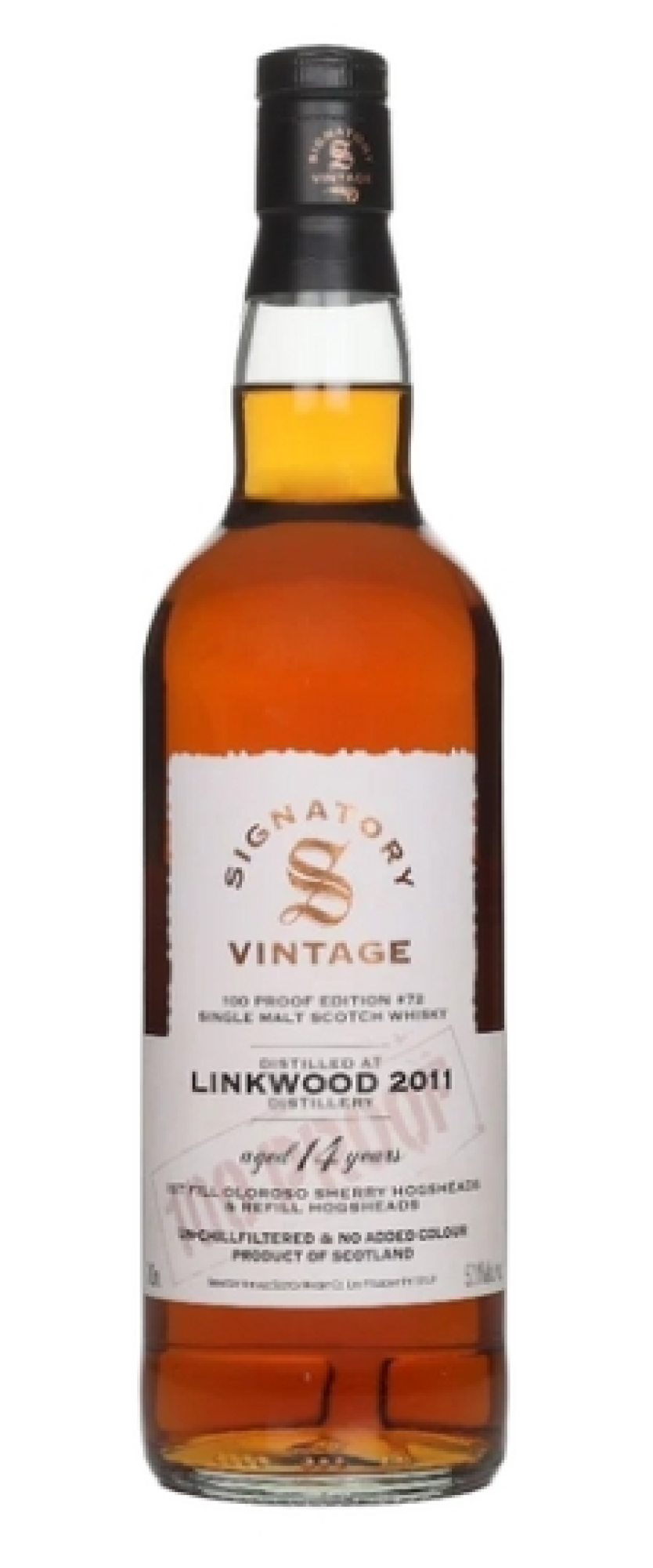 Signatory Linkwood 14yrs 100 proof